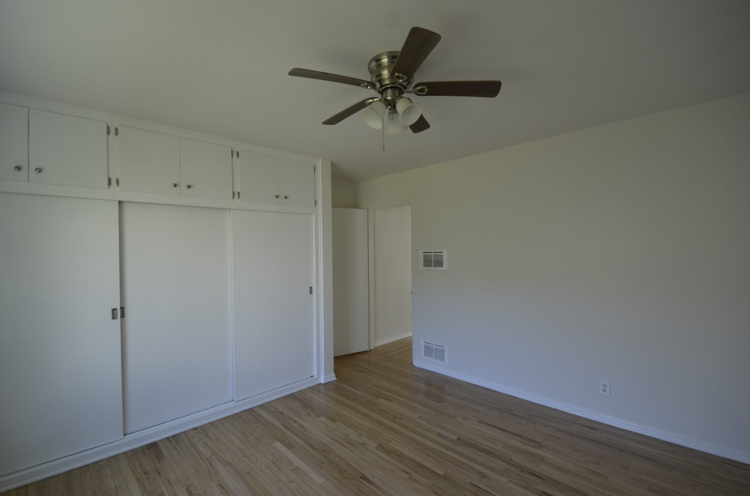 Apt 3 bedroom with large closet - 2 doors - one to living room, one to hall