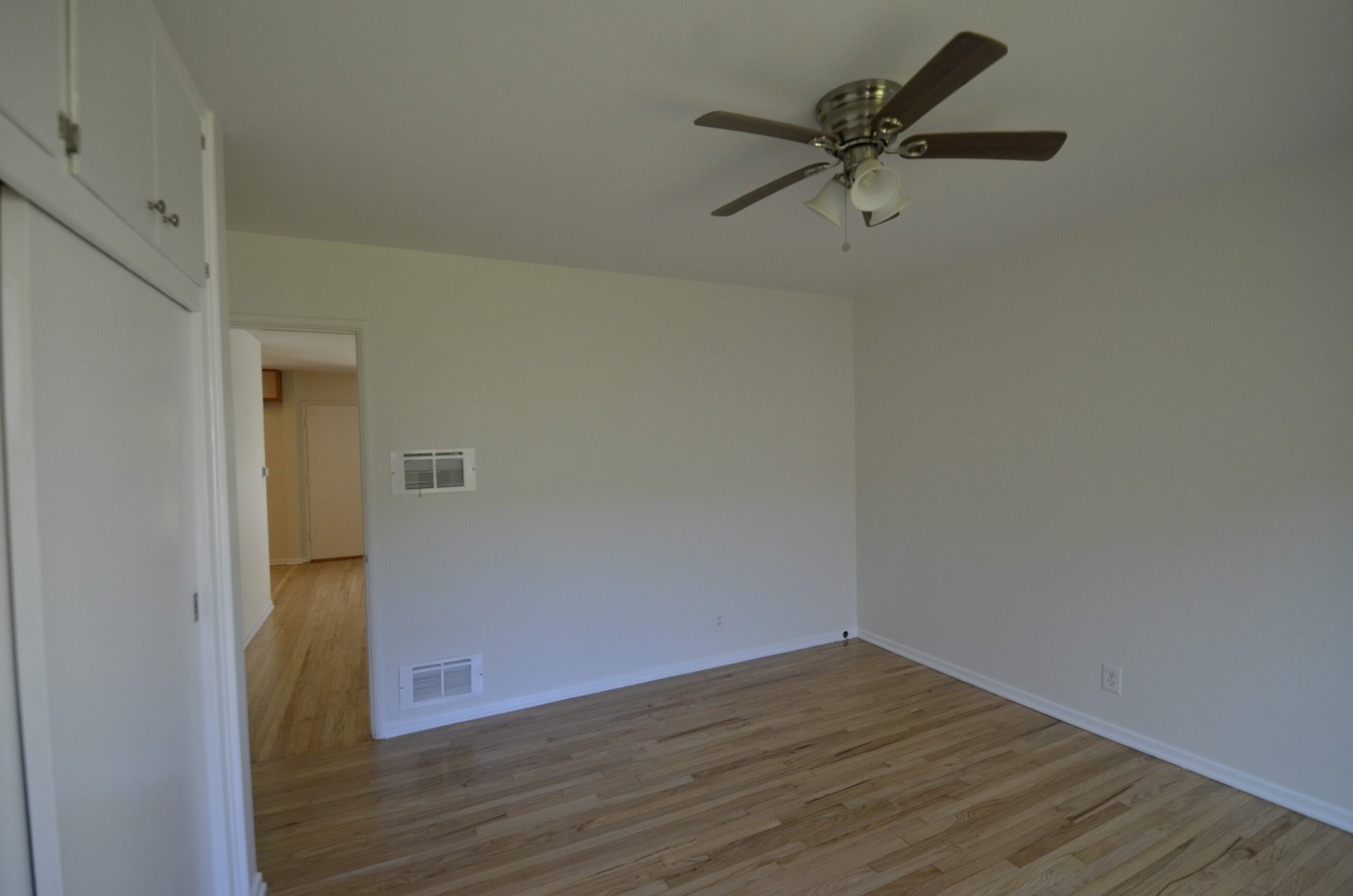Apt 3 bedroom with large closet - 2 doors - one to living room, one to hall